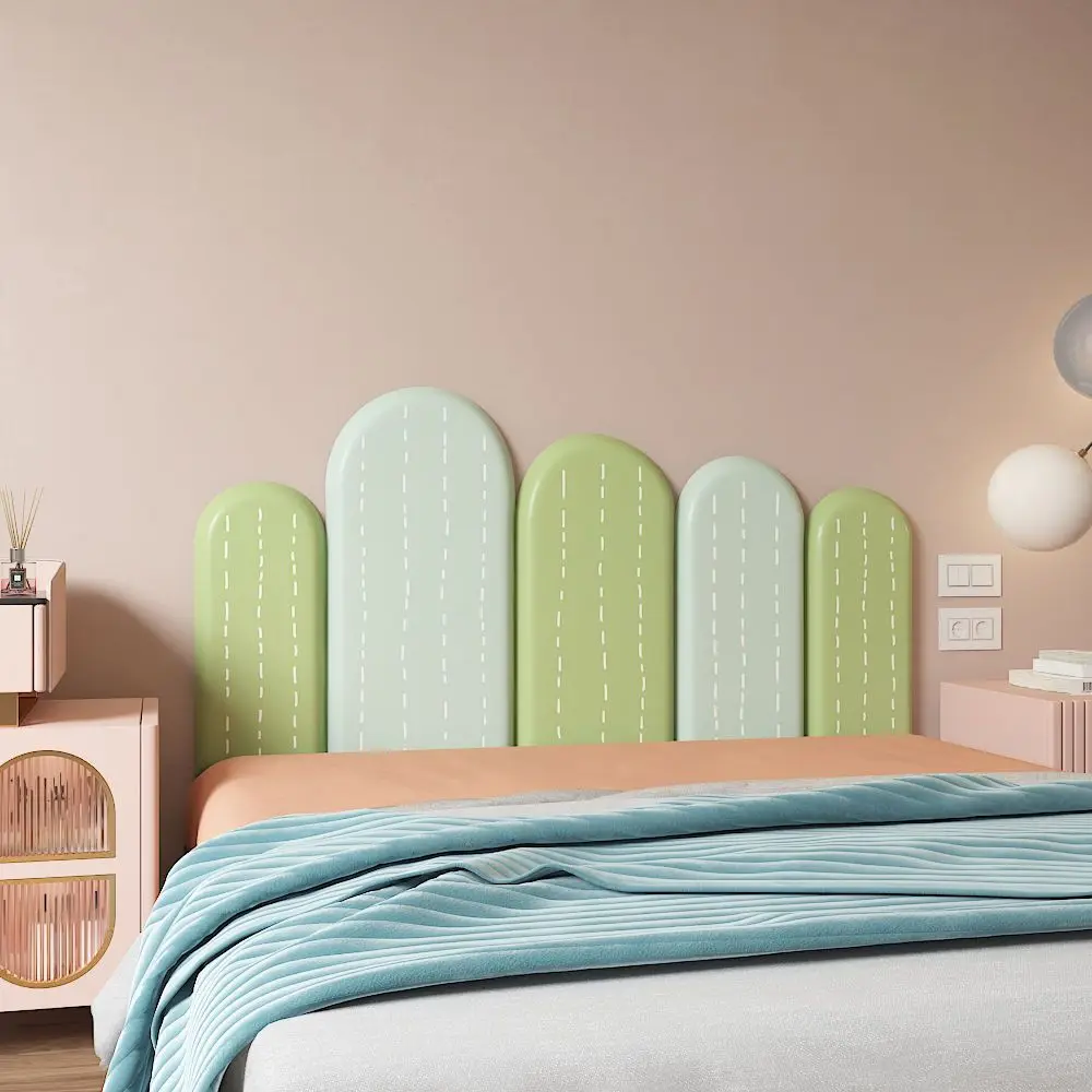 Cactus Bed Head Board Headboard Stickers Kids Room Anti-collision Wall Panels Cabecero Cama 135 Tete De Lit Head Board