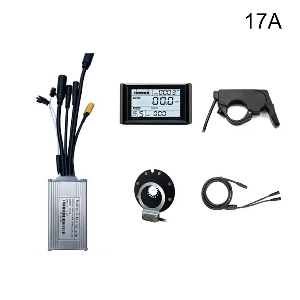

High Efficiency Power Throttle Electric Bicycle Waterproof Controller 145*60*36mm SW900 Display 17A 26A 30A Options