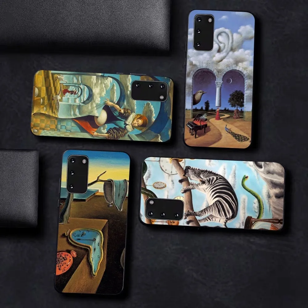 Etui Salvador Dali Painting Phone Case For Samsung S 9 10 20 21 22 23 30 23 24 plus lite Ultra FE S10lite Fundas