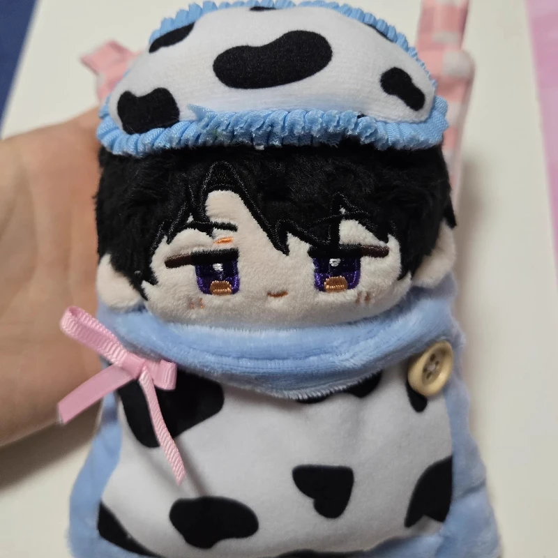12cm Anime Game Love and Deepspace Caleb Kawaii Cosplay Dango Cotton Doll Keychain Cartoon Mini Soft Plushies Toy Figures Gifts