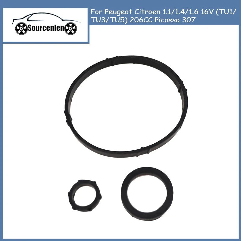 Engine Oil Filter Housing Gasket Seal Kit 1103J7 For Peugeot Citroen 1.1/1.4/1.6 16V (TU1/TU3/TU5) 206CC Picasso 307