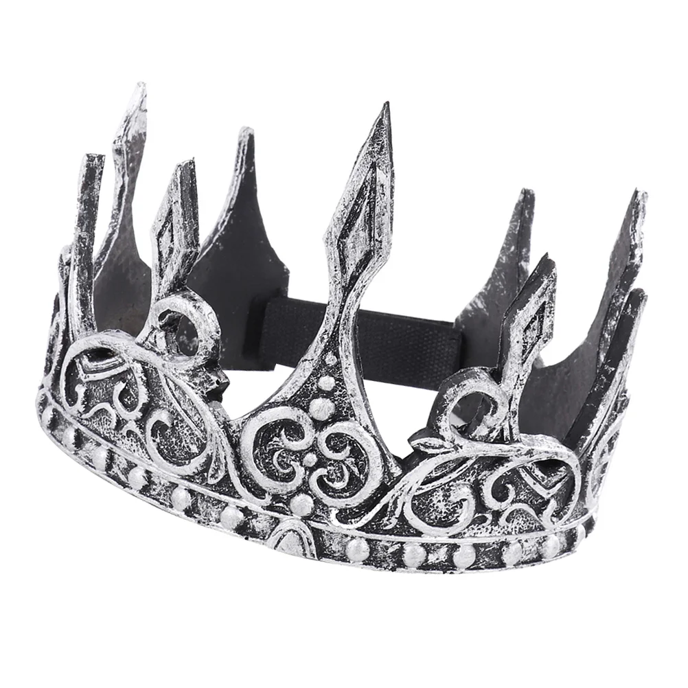 Wedding Decorations for Ceremony Crown Men Cosplay Golden Cake King Silver Bride