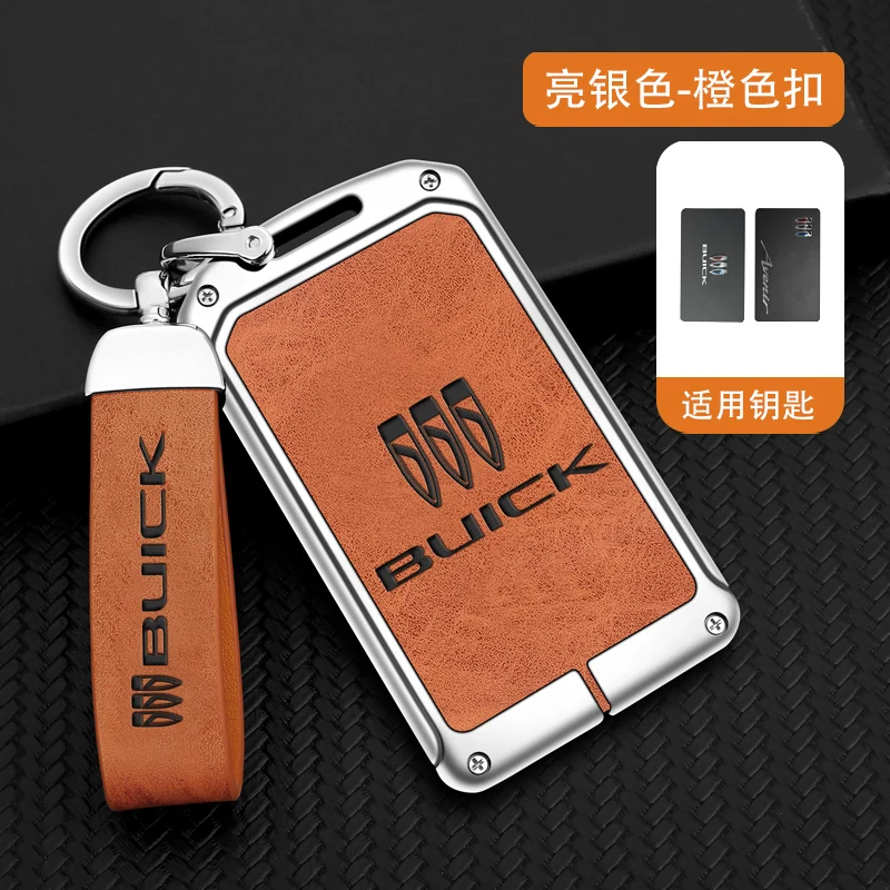 

Zinc Alloy Car NFC Card Key Case Cover Protection Shell Buckle For Buick E5 2023 New Aveni E4 Remote Keychain Auto Accessories