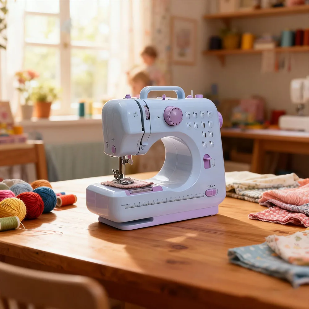 

Electric Sewing Machine For Household Use With Thick And Locked Edges Fully Automatic Mini Multifunctional Sewing Machine Mini