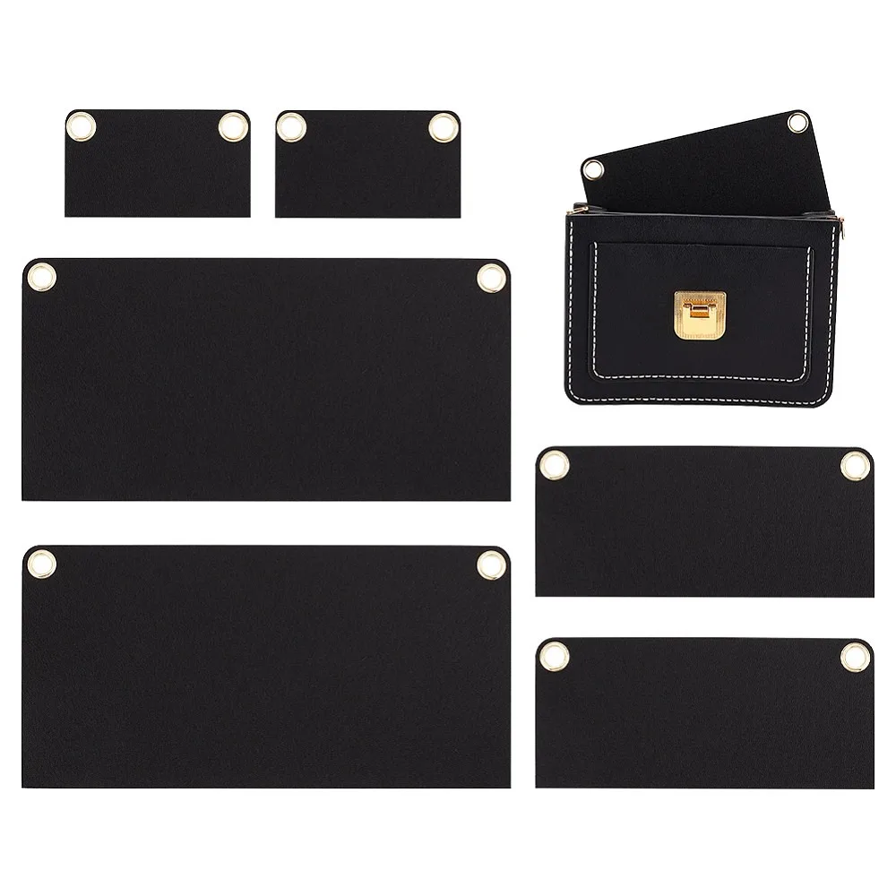 Organizer Insert Envelope Inner Pocket Storage with Eyelet Wallet Conversion Kit Accessories for Pochette Clutch Bag
