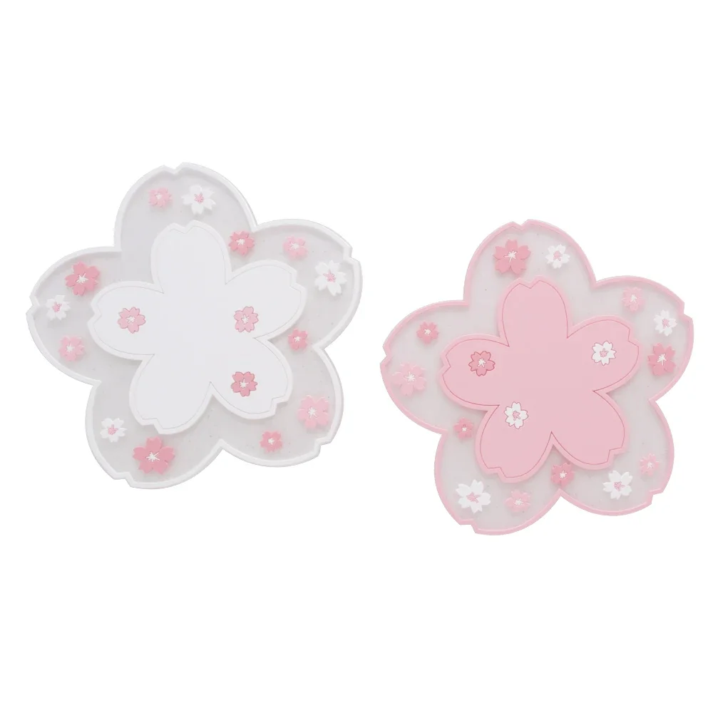 

Теплоизоляционный коврик Cherry Blossom, коврик для обеденного стола, противоскользящие подставки для чашек, нескользящая подставка, кухонные аксессуары, подставки, коврик для стола