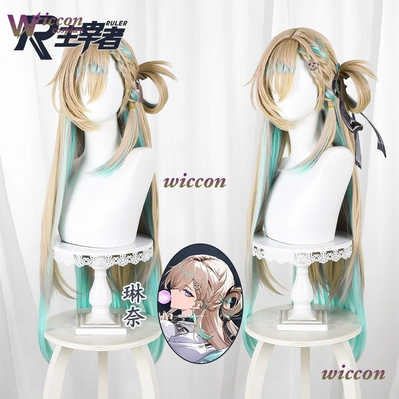 

BAI Game Wuthering Waves LYNAE Косплей Парик 85 см Длинные Градиентные Волосы Косплей Парики Термостойкий Парик Бесплатная Кепка Женщины Хэллоуин