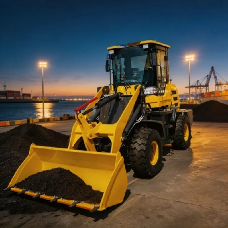 Hydraulic Loader Machine Front Wheel Loader 4 Ton 2.4m³ Bucket for Infrastructure Material Loading Work Use Project Site