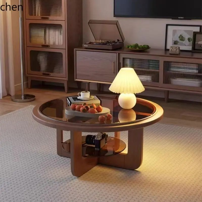 Hsn Solid Wood Roun… - image