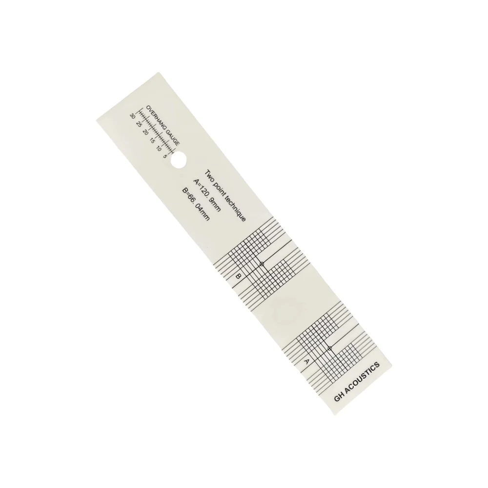 Rapporteur d'alignement de cartouche de platine LP | Outil d'étalonnage de stylet de haute précision | Jauge d'alignement du bras de tonalité pour disque vinyle