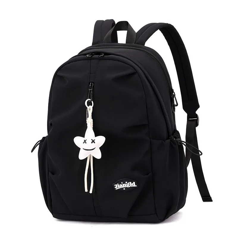 Korean Sweet Cute Backpack Middle School Students School Bags Mori Girls Kawaii Daypack Casual Oxford Waterproof Travel Rucksack