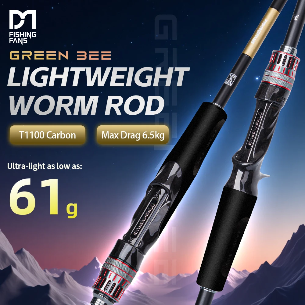 

FISHINGFANS GREENBEE L ML M MH POWER 7-28g 10-18lb T1100 CARBON BLANK LS LIGHT GUIDE 62G SUPER LIGHT SEA BASS BOAT FISHING ROD