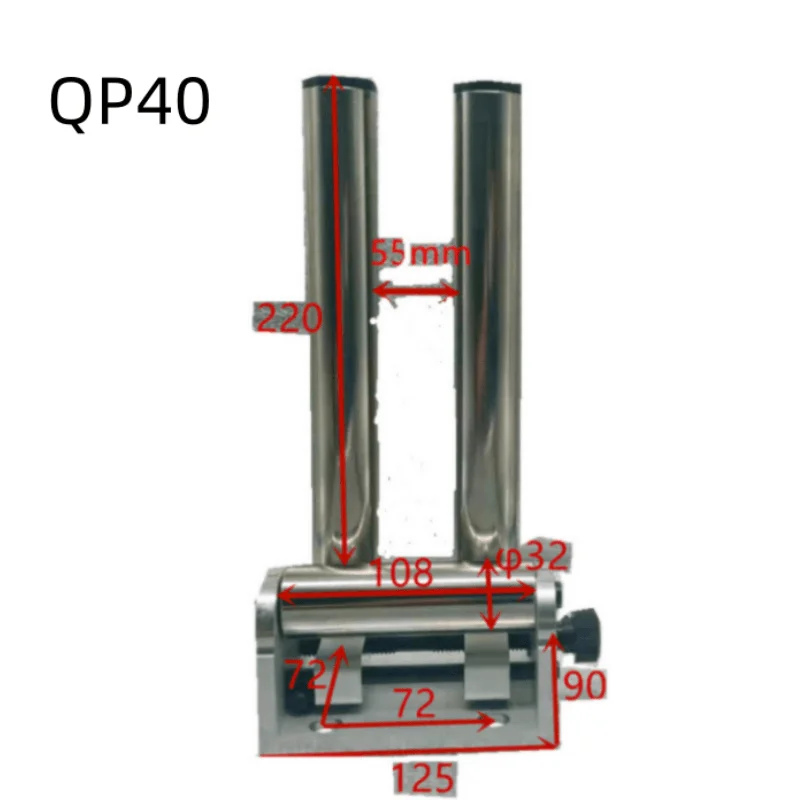 

Qipang Aluminum 55 90 95 140mm Three-Frame Adjustable Wire Guide Wire Guide Rollers Cable Guide For Rolling Ring Drives