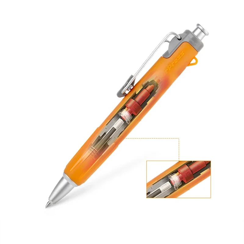 1pcs TOMBOW Push Ballpoint Pen Short BC-AP Outdoor Sports Engineering Air Pressure Pen Oily Black 0.7mm for Students Stationery