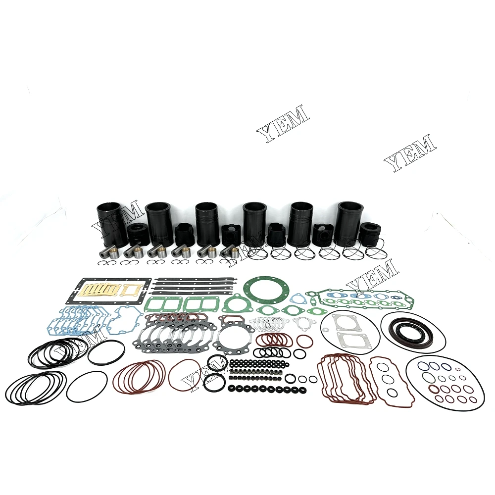 Part Number 6151-31-2710 Overhaul Kit With Gasket Set For Komatsu 6D125 Engine Spare Parts