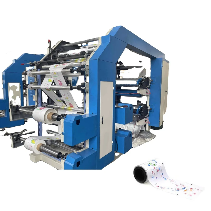 Customized Paper Printing Machine Hot-sales 4 Colors Flexo Label Flexographic Printing Machine With 800mm Width