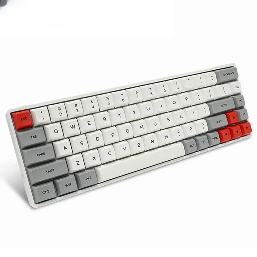 

FOR SKYLOONG SK68 GK68 Wireless BT Hot Swap ABS Keycaps Detachable Cable Mechanical Keyboard