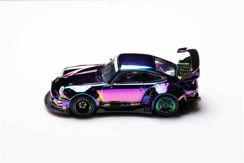 D.BoModel x DCM 1:64 RWB 964 Colorful electroplating limited 699 Diecast Model Car