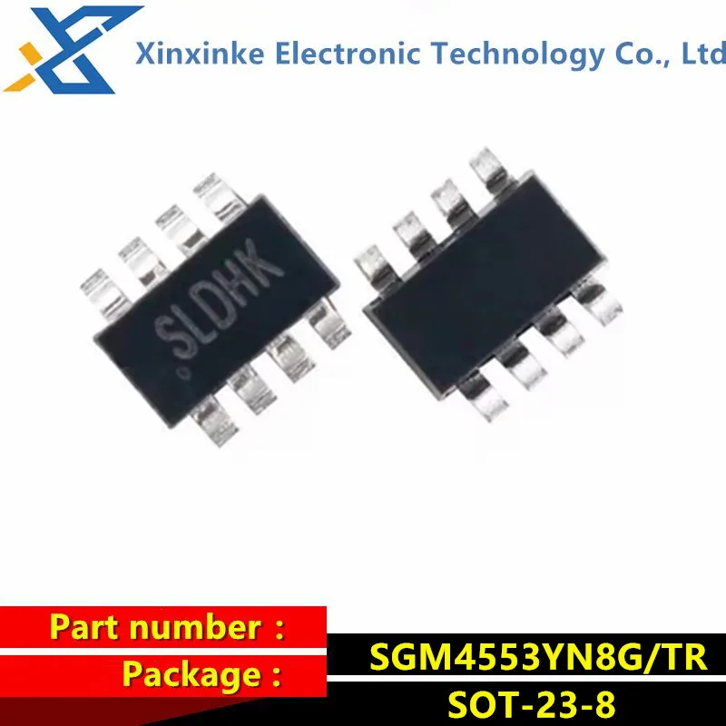 10PCS SGM4553YN8G/TR SGM4553 SOT-23-8 Marking: SLD** Reset Chip Level conversion ICs Power Chip