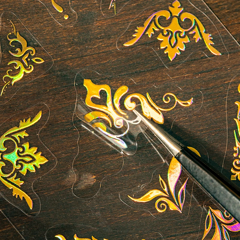 خمر ركن PET ملصق حزمة الرجعية جوفاء خارج إطارات الصور ملصقات مجلة مجمعة سجل القصاصات المواد لوازم مكتبية