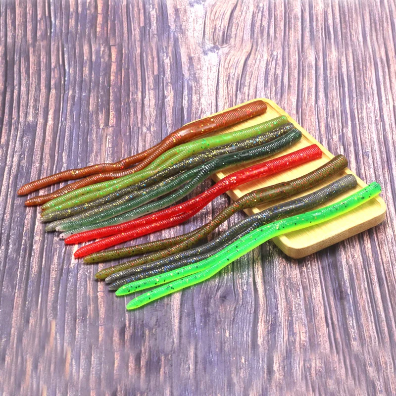 isca de pesca macia do silicone com cauda dupla 138 mm 38g 4g worm like para baixo lucio swimbaits flutuando 10 pcs 01