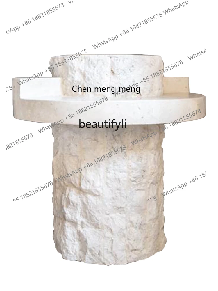 

Zhaiji style Italian style sofa side table minimalist B&B balcony small coffee table ins light luxury corner table