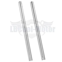 Front Inner Fork Tubes Pipes Pair For SUZUKI GSF400 Bandit 1991 1992 1993 51110-10D00 41x606mm Chrome Suspension Fork Legs