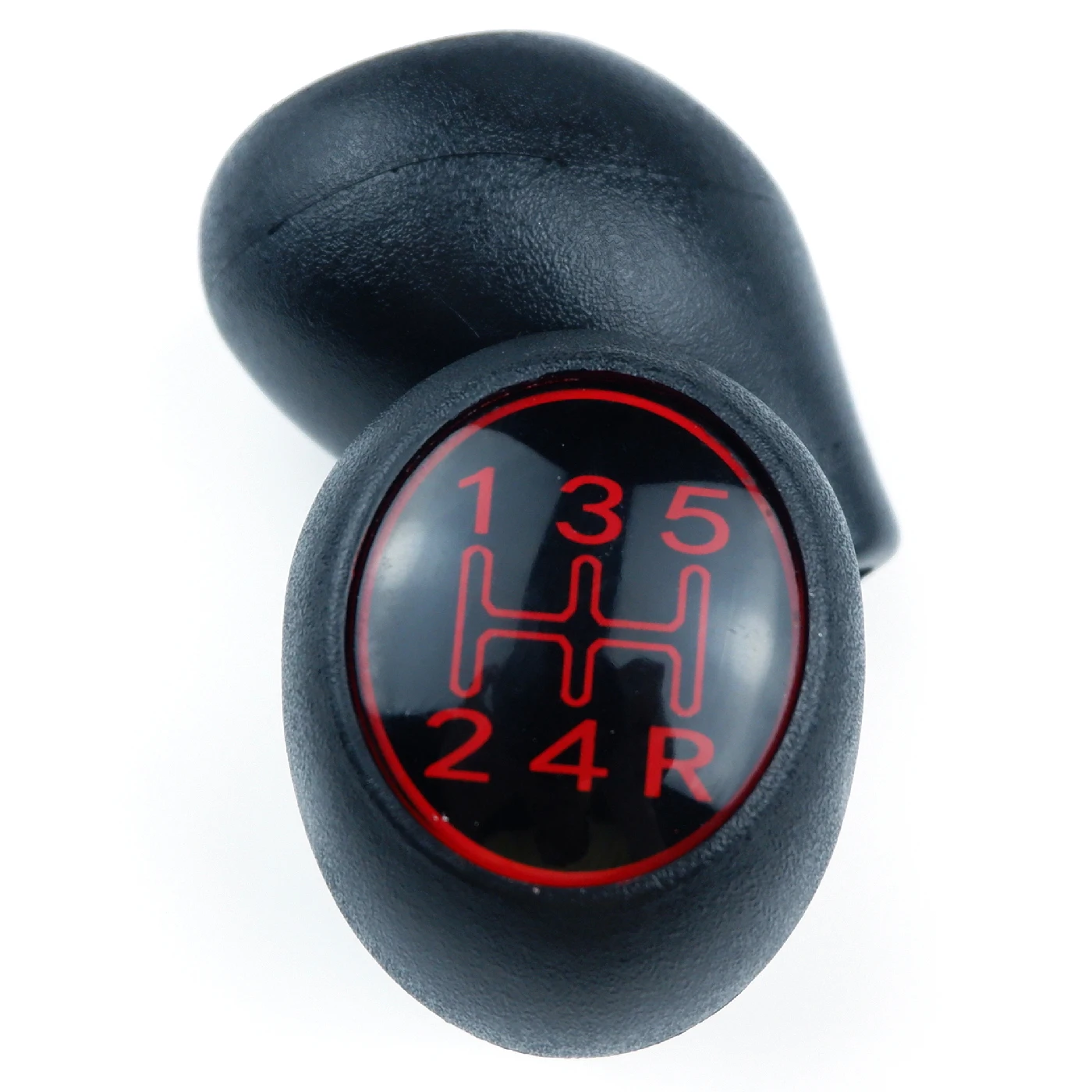 Black & Red 5 Speed Gear Shift Knob Lever Sticker Fit For Peugeot 205 GTI 504 505 309