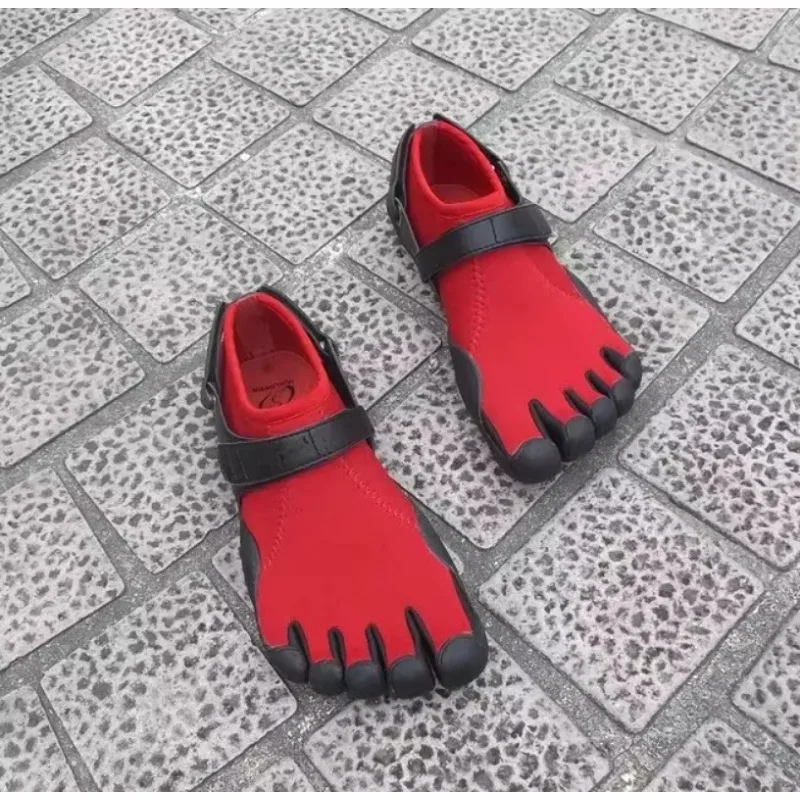 

Outdoor men women camouflage separate toes shoes running shoe Breathable wear-resistant lightweight 5 toes sneakers 36-45