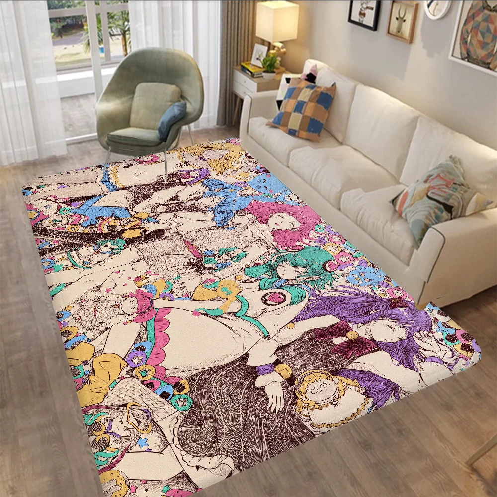 

Precure Hirogaru Sky! Door Mat Anti-slip Absorb Water Long Strip Cushion Bedroon Mat Bedside Mats