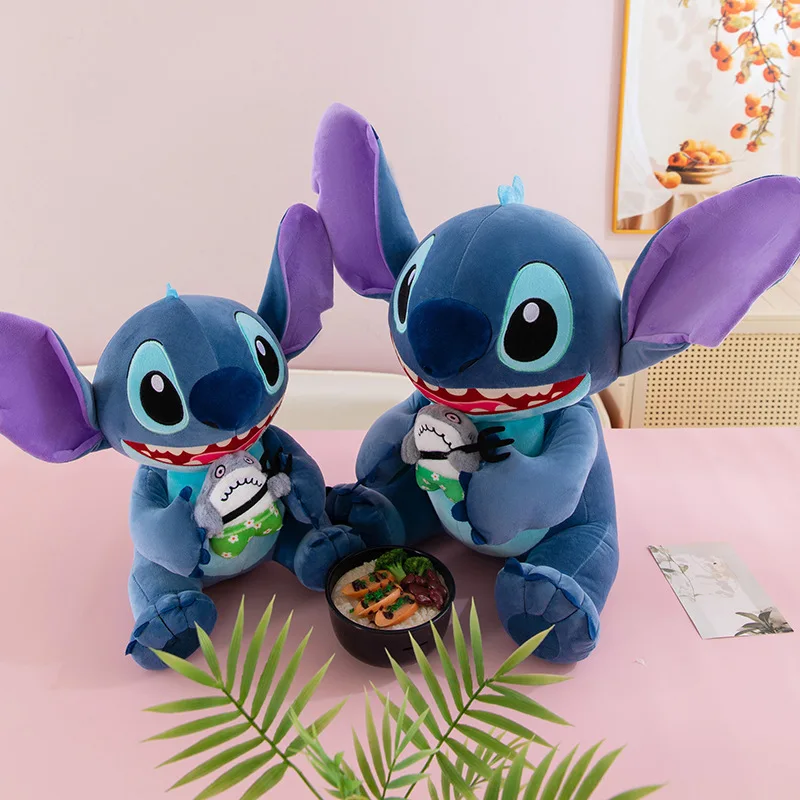 Kawaii Peluche Stitch Squalo Coccole Bambola Peluche Bambini Compleanno Regalo di Natale Peluche carino per bambini Morbido giocoso amico
