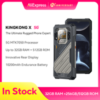 CUBOT KINGKONG X, Rugged Smartphone 5G, 32GB RAM(16GB+16GB), 256/512GB ROM, 10200mAh, 6.583-Inch 120Hz Screen, NFC,WiFi 6, 100MP