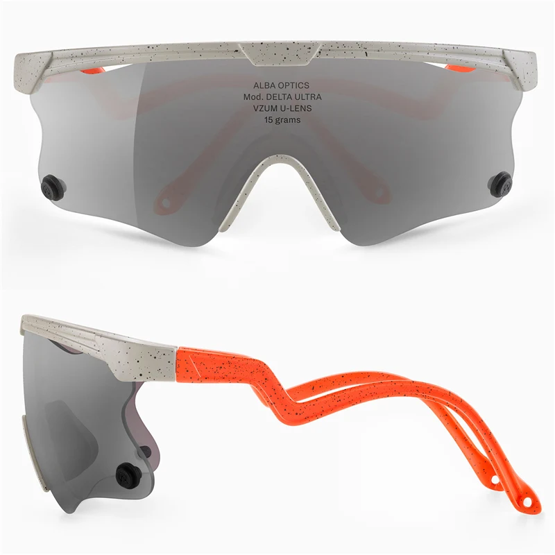 Original ALBA Delta Ultra Polarized Cycling Eyewear Men Women Sports Goggles Road Mtb Mountain Bike Bicycle Glasses Sunglasses