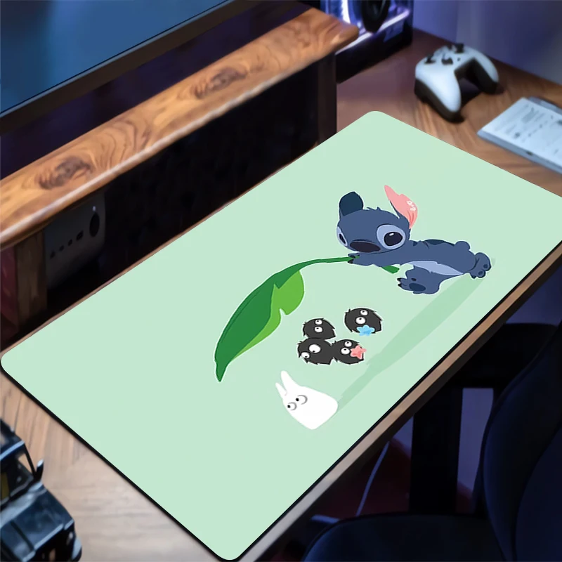 Mouse pad ponto lockedge grande kawaii bloqueio borda acessórios de jogos computador gamer teclado mouse tapete mesa mousepad para presente