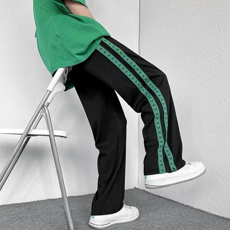 

Striped Men's Casual Pants Spandex Vintage High Quality Sale Low Price Stylish Cheap Korean Style Slacks Classic Male Trousers