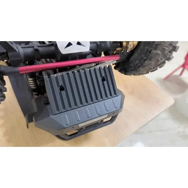 

For CROSSRC EMO XL2 1/8 Scale RC Crawler Realistic Engine Skid Plate Front Scratch Guard Upgrade Parts Damage-Free Installation