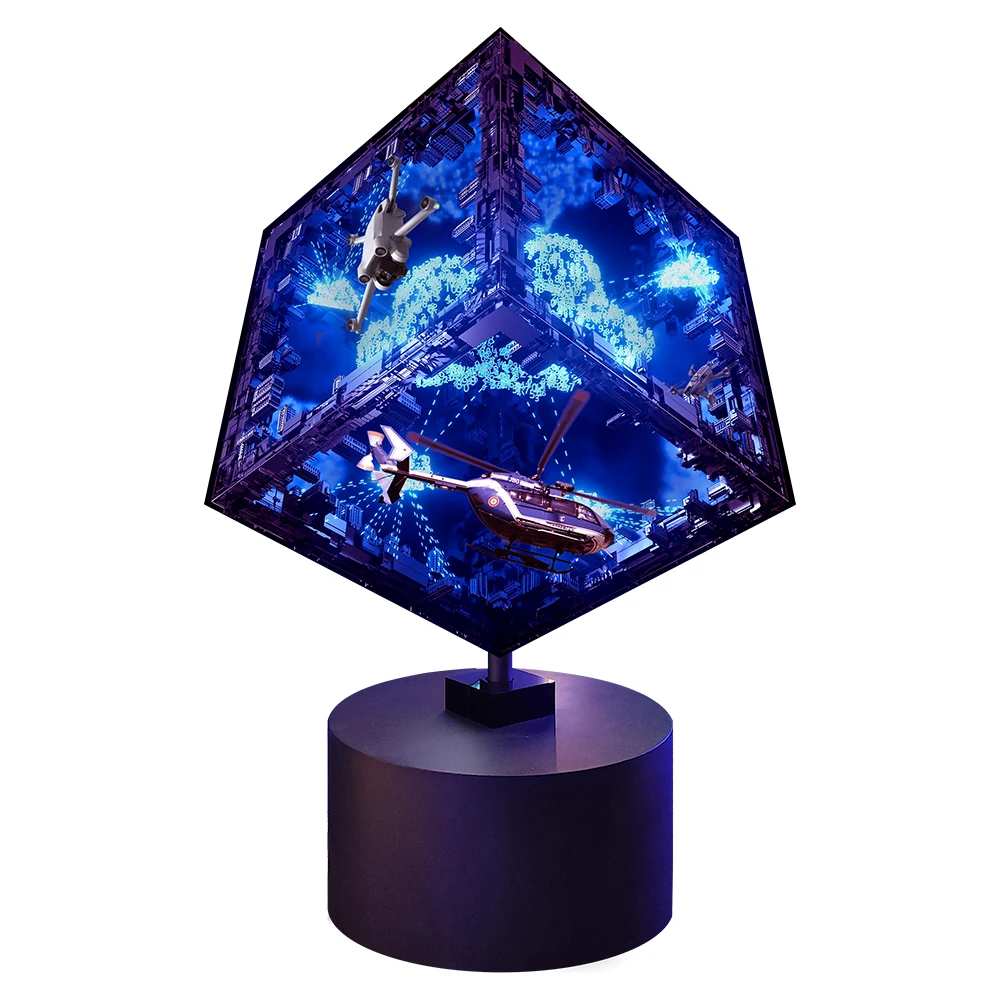 

Spherical Creative LED Magic Cube Display Unique Sing Cube LED Screen Display
