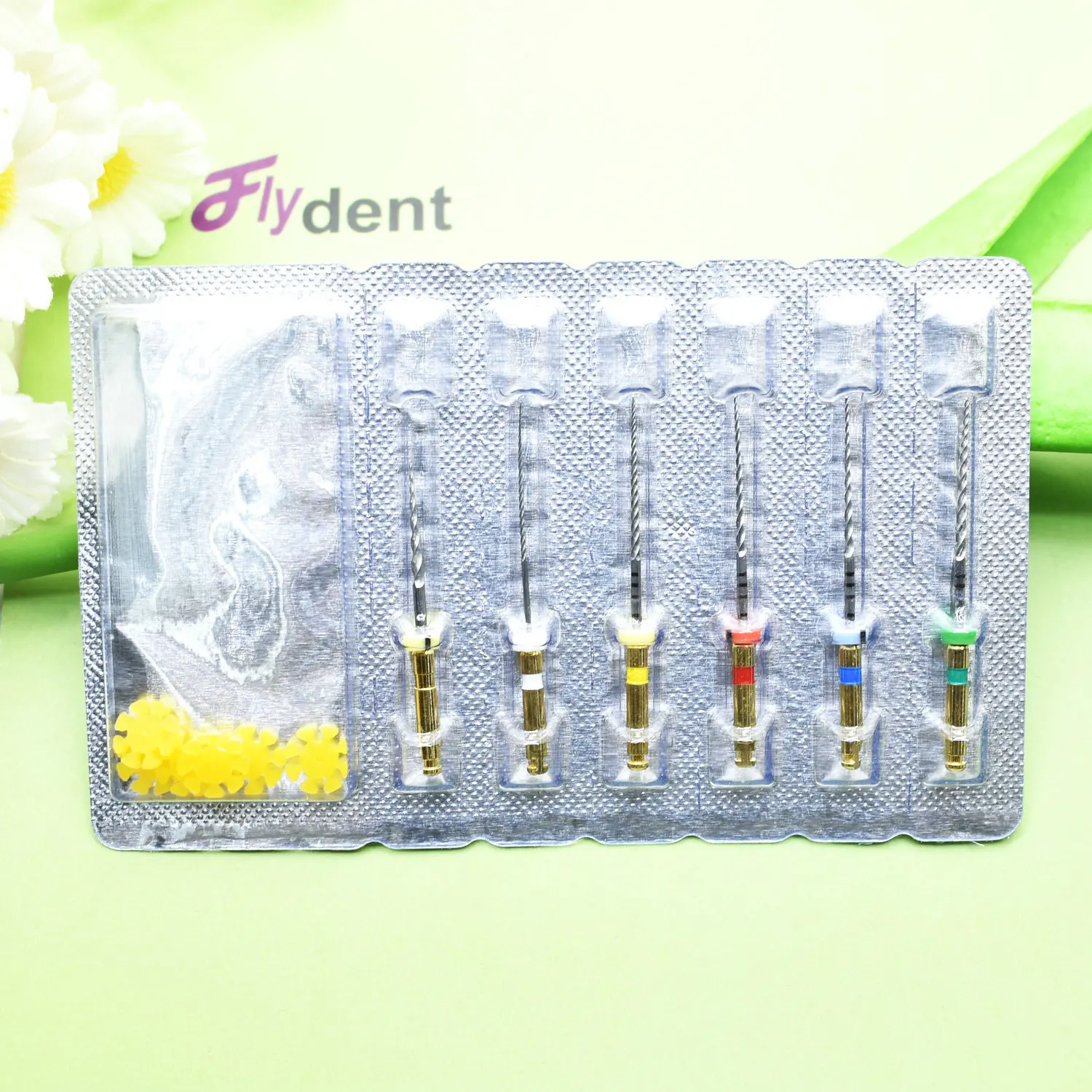 

Dental Endodontic Files Gold Endo File Root Canal Heat Activated File 25mm Nickel Titainium Instrument Tools
