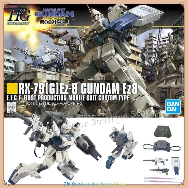 В наличии: Коллекционная сборная модель Bandai HGUC 79EZ Jim EZ-8 Gundam Ez-8 (наземный тип) — фигурка меха