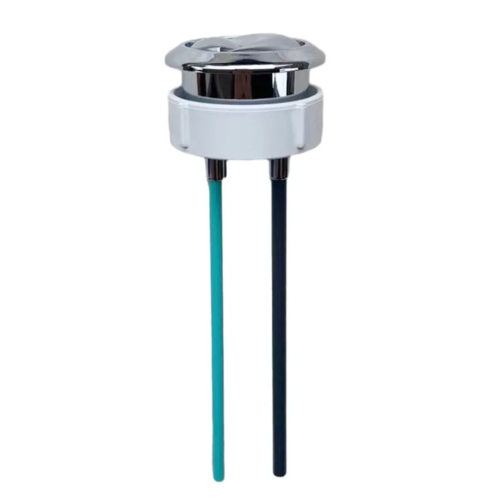 

Bathroom Replacement Silver Toilet Button Replacement Toilet Dual Flush 38mm And 48mm ABS Customizable Feature