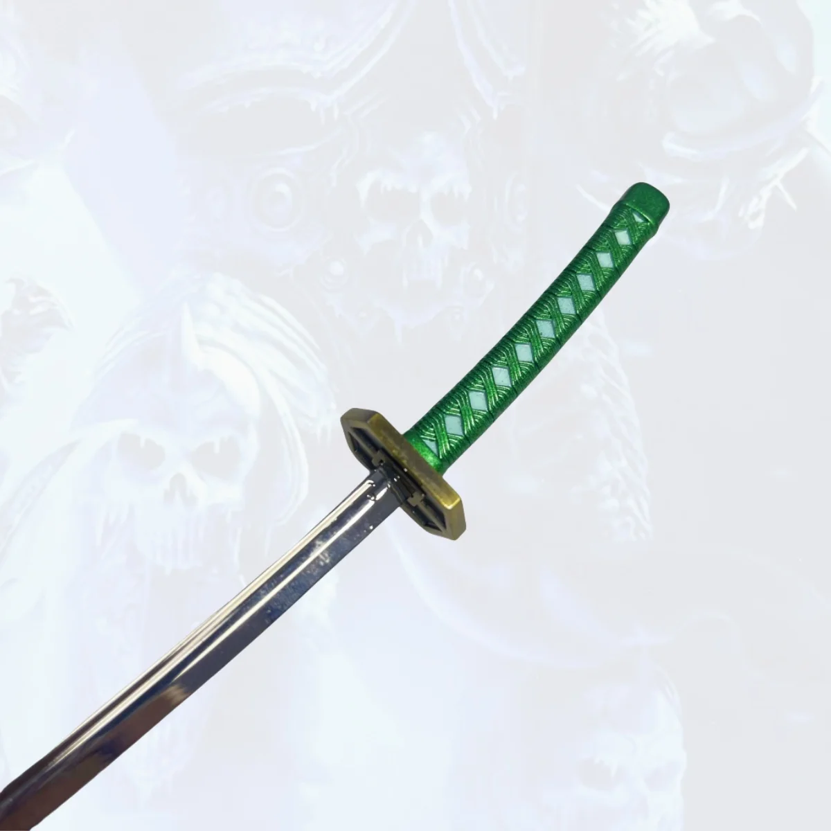 8.6 polegada lixívia aizen sousuke metal katana espada ninja faca original samurai sabre japonês katana cosplay acessórios prop brinquedo