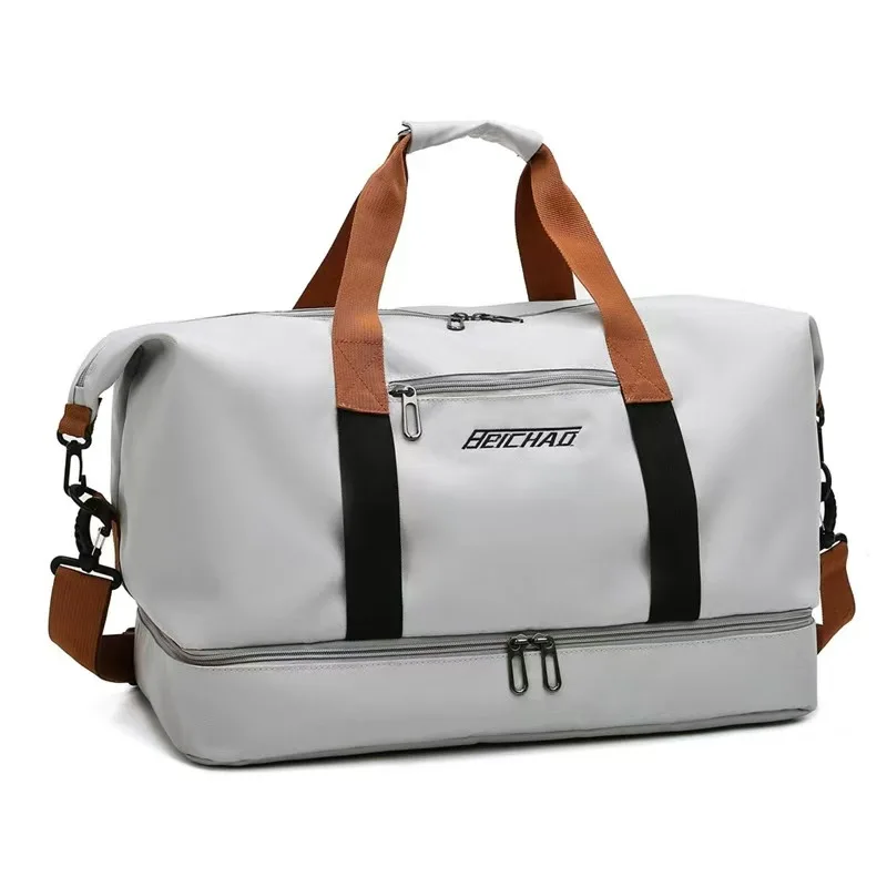 Travel bag, short-distance women's luggage storage bag, large-capacity independent shoe compartment