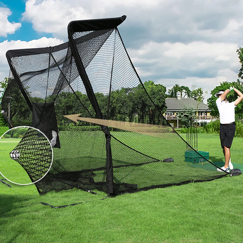 PGM Golf Practice Net Professional Swing Cut Training Equipment Anti Rebound Strike Net LXW019