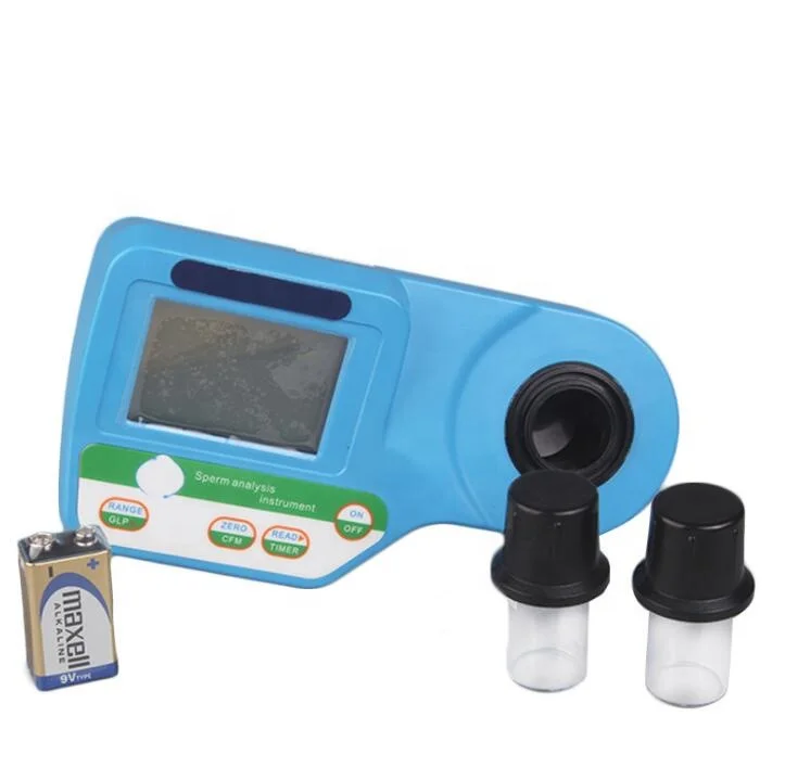 Portable Digital Veterinary Sperm Analyzer Pig Dog Cattle Semen Sperm Density Meter Artificial Insemination Analytical Detector