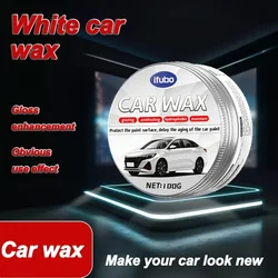Premium White Car wax - Scratch repair and polishing paste for long-lasting shine and protection for all white vehicles