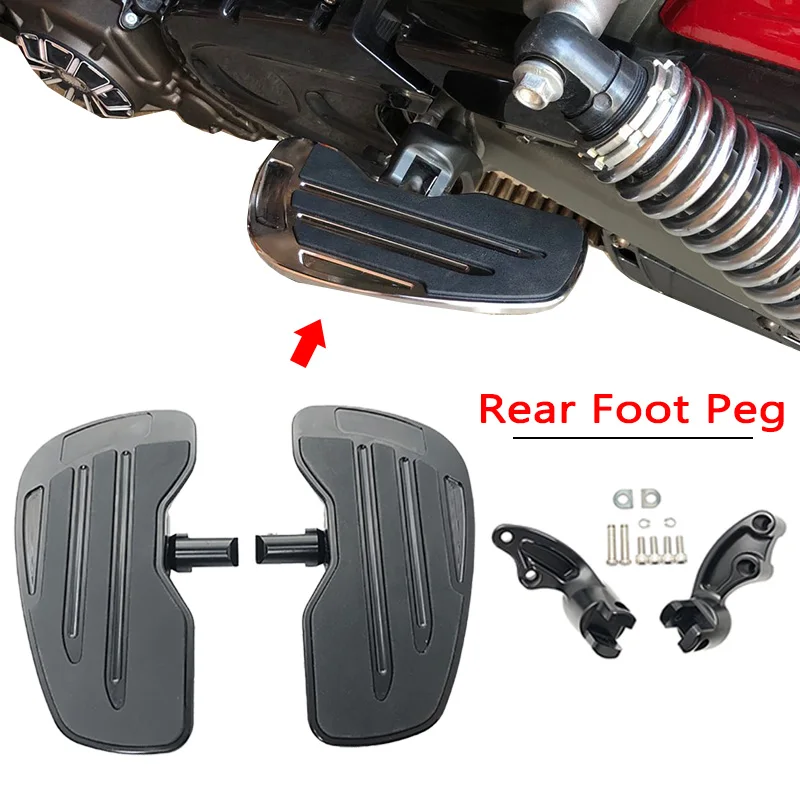 

For Indian Scout / Sixty / Bobber 2016-2021 2018 2019 2020 Motorcycle Aluminum Rear Foot Controls Foot Pegs Foot Rest Footpegs