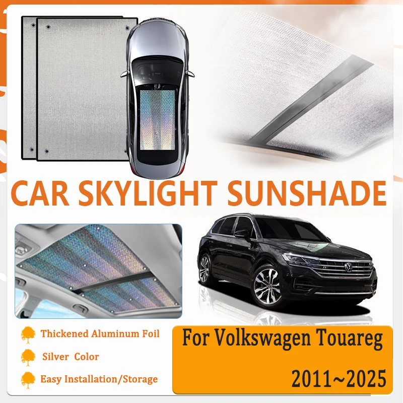 

Car Skylight Window Sunshades For VW Volkswagen Touareg 7P CR MK2 MK3 2011~2025 Windshields Covers Sun Visor Shields Accessories