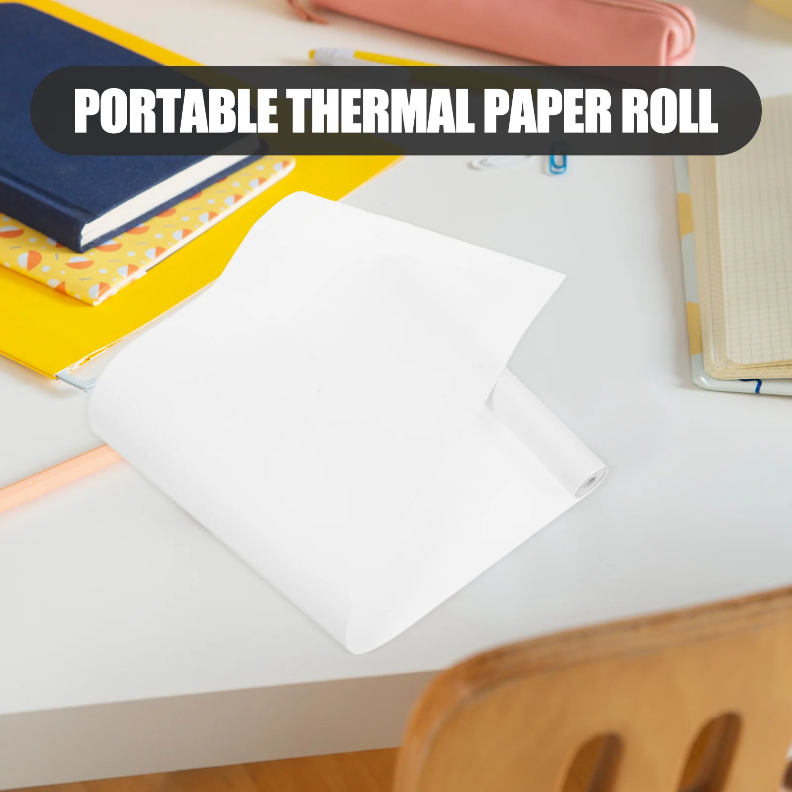 1 قطعة 1 لفة ورق A4 مادة طباعة سريعة الجفاف للدراسة مكتب العمل لفة ورق الطابعة المحمولة متعددة الأغراض #2