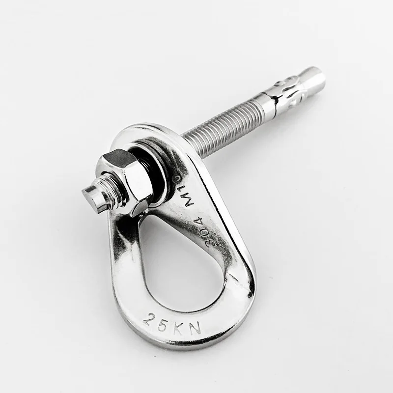 

Крепежная гайка для скалолазания, уличная анкерная Болтовая вешалка, пластина из нержавеющей стали 304, крепежная такелажная оснастка 25kN M8 M10 M12