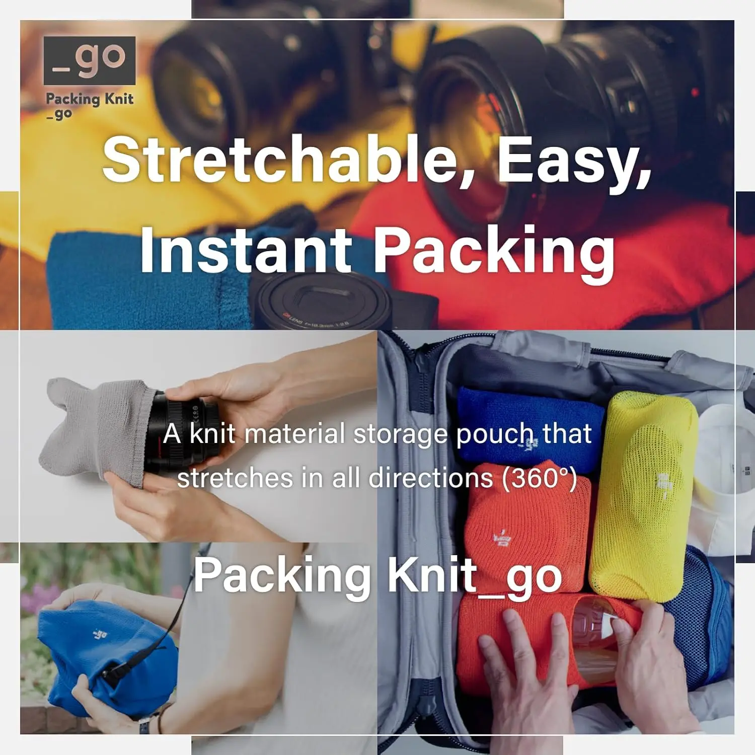 غطاء كاميرا، مربع مع، صنع في اليابان، مقاس S، برتقالي #2